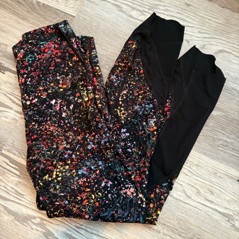 Lululemon floral leggings Size 2